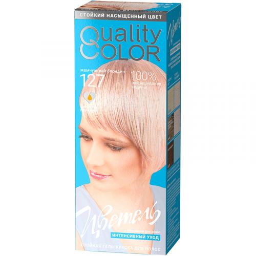 Гель-краска стойкая Цветель для волос, 127 жемчужный блондин, Эстель, 115 мл