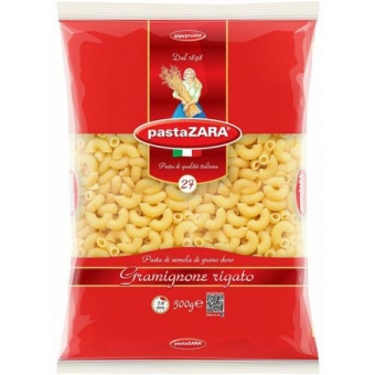 Макаронные изделия Pasta Zara 027 Рожки, Инфолинк, 500 г