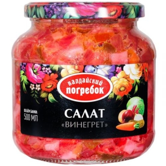Салат Валдайский погребок Винегрет, Валдай, 500 мл