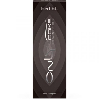Краска Estel Only Looks для бровей и ресниц, тон графит, Эстель