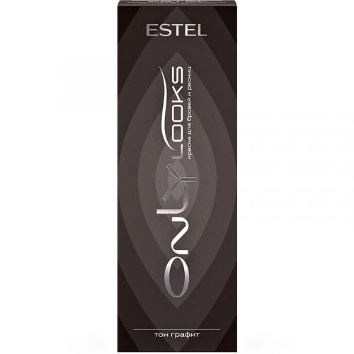 Краска Estel Only Looks для бровей и ресниц, тон графит, Эстель, .