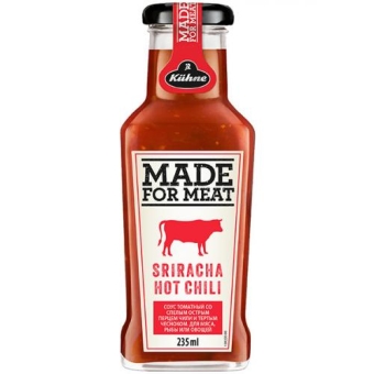 Соус Kuhne Made for Meat томатный острый с перцем чили, Olive Line International S.L., 235 мл