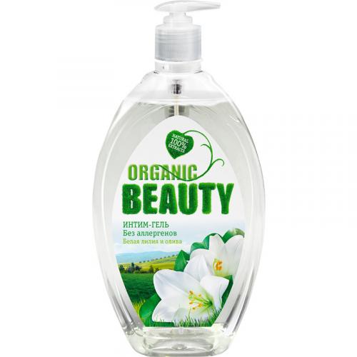 Гель для интимной гигиены Organic Beauty Белая лилия и олива, БИГ, 500 мл