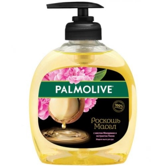 Мыло жидкое для рук Palmolive Роскошь масел с маслом макадамии и экстрактом пиона, Colgate-Palmolive, 300 мл