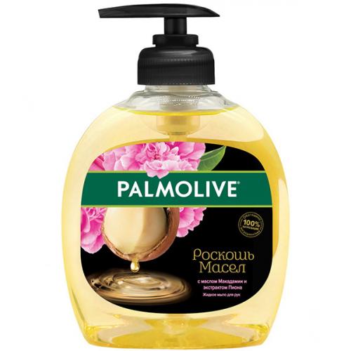 Мыло жидкое для рук Palmolive Роскошь масел с маслом макадамии и экстрактом пиона, Colgate-Palmolive, 300 мл
