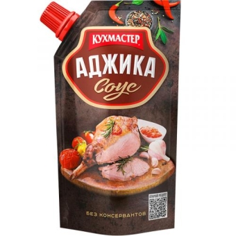 Соус Кухмастер Аджика, Кухмастер, 200 г