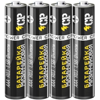 Батарейки солевые Crazy Power R03 мизинчиковые, ВТЛ,