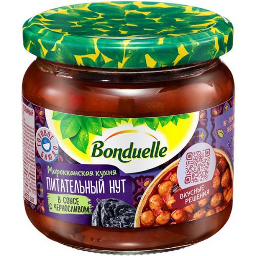 Нут Bonduelle в соусе с черносливом, Бондуэль, 350 мл