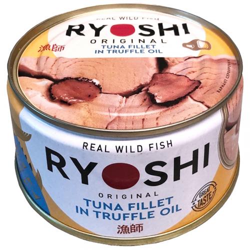 Тунец полосатый Ryoshi в масле со вкусом трюфеля филе, БАРС, 185 г