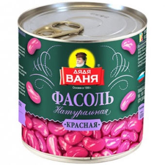 Фасоль натуральная красная Дядя Ваня, Дядя Ваня Трейдинг, 400 г