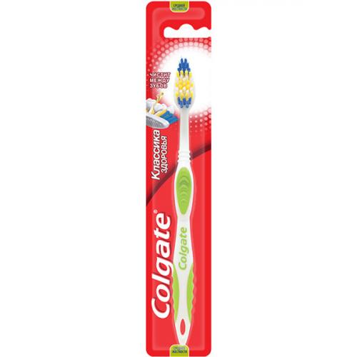 Щетка зубная Colgate Классика здоровья, средней жесткости, Colgate-Palmolive,