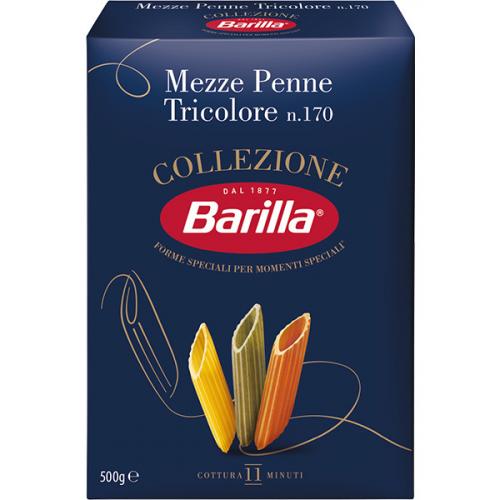 Макаронные изделия Barilla Collezione Mezze Penne Tricolore, Barilla, 500 г