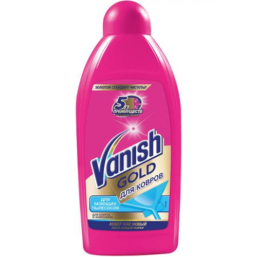 Шампунь Vanish Gold для ковров, для моющих пылесосов, Reckitt Benckiser (HyHo), 450 мл