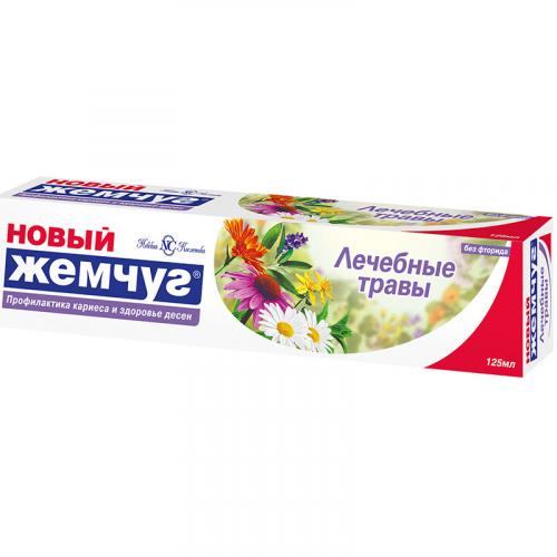 Паста зубная Новый жемчуг Лечебные травы, Невская Косметика, 125 мл