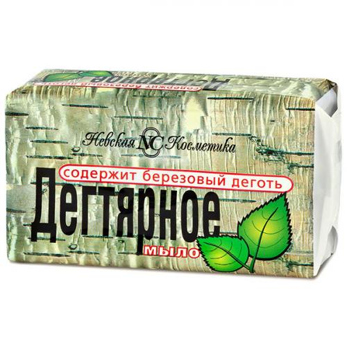 Мыло туалетное Невская косметика Дегтярное, Невская Косметика, 140 г