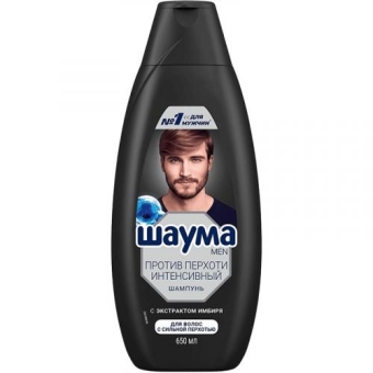 Шампунь Шаума Men Интенсивный против перхоти для волос с сильной перхотью, Лаб Индастриз, 650 мл