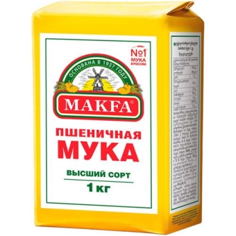 Мука Makfa пшеничная высшего сорта, Макфа,