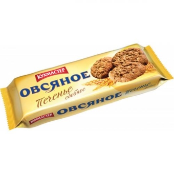 Печенье сдобное Кухмастер Овсяное, Кухмастер, 270 г