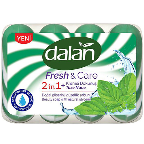 Мыло туалетное Dalan Fresh & Care Свежая мята, Далан, 360 г
