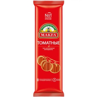 Макаронные изделия Makfa Вермишель длинная томатная, Макфа, 500 г