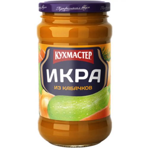 Икра Кухмастер из кабачков, Кухмастер, 385 г