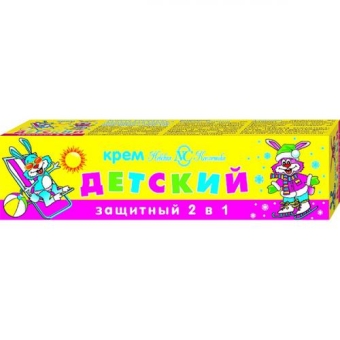 Крем Невская косметика Детский защитный 2 в 1, Невская косметика, 40 мл