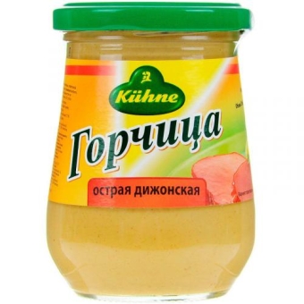 Горчица острая Kuhne Дижонская, Olive Line International S.L., 250 мл