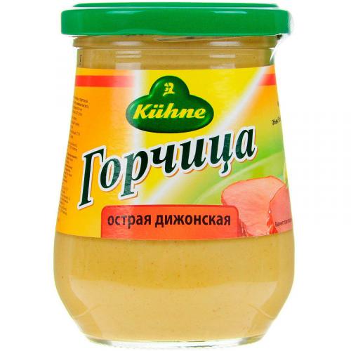 Горчица острая Kuhne Дижонская, Olive Line International S.L., 250 мл