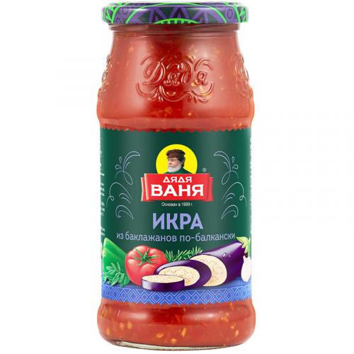 Икра Дядя Ваня из баклажанов по-балкански, Дядя Ваня Трейдинг, 460 г