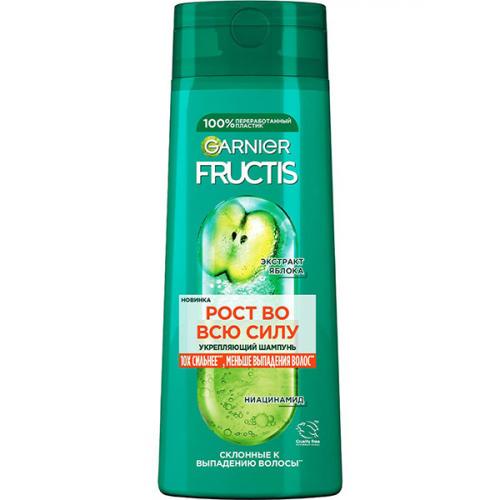 Шампунь Garnier Fructis Рост во всю силу для склонных к выпадению волос, Лореаль, 400 мл