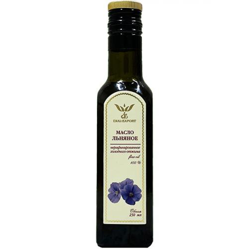 Масло Dial Export льняное нерафинированное, ДИАЛ-ЭКСПОРТ, 250 мл