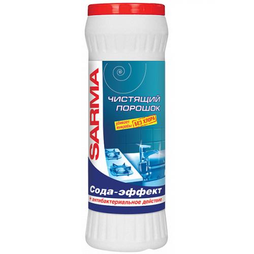 Порошок чистящий Sarma Сода-эффект, Невская Косметика, 400 г