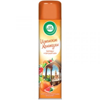 Освежитель воздуха Air Wick Испанские каникулы Грейпфрут и цветущий лайм, Reckitt Benckiser (HyHo), 290 мл