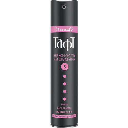 Лак для волос Тафт Power Нежность кашемира, мегафиксация, Лаб Индастриз, 225 мл