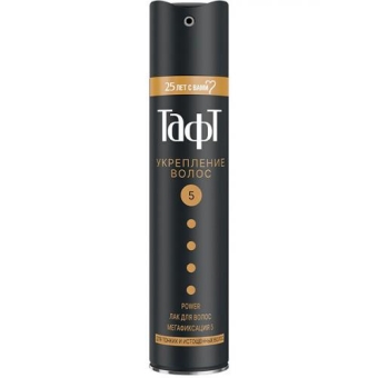 Лак для волос Тафт Power Укрепление волос, мегафиксация, Лаб Индастриз, 225 мл
