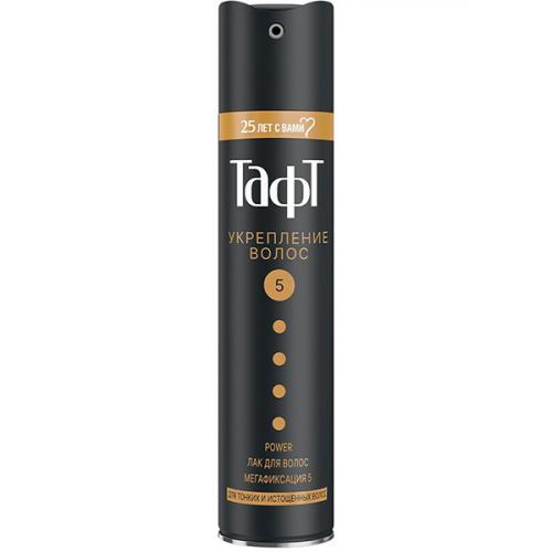 Лак для волос Тафт Power Укрепление волос, мегафиксация, Лаб Индастриз, 225 мл