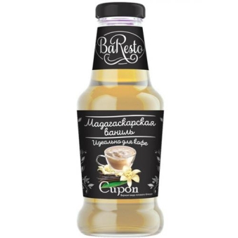 Сироп Baresto Мадагаскарская ваниль, ПИКАНТА, 300 г