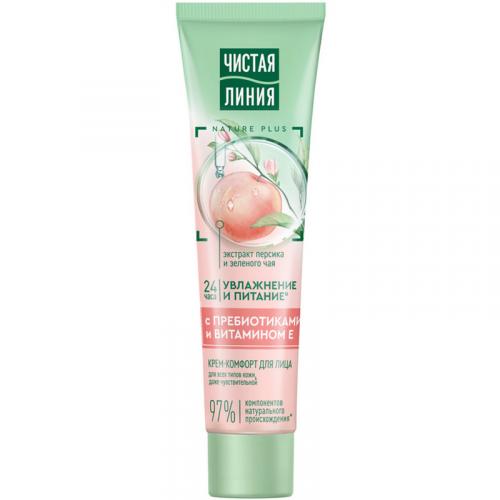 Крем-комфорт Чистая линия для всех типов кожи лица, Концерн Калина, 40 мл