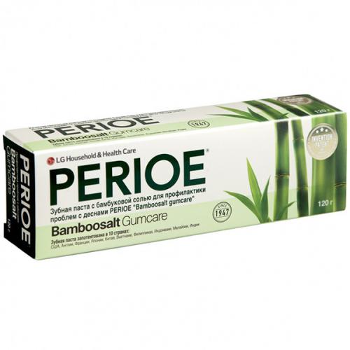 Паста зубная Perioe Bamboo Salt с бамбуковой солью для профилактики проблем с деснами, Градиент, 120 г