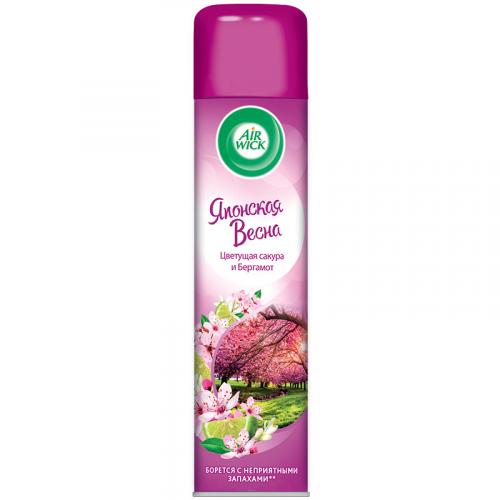 Освежитель воздуха Air Wick Японская весна Цветущая сакура и бергамот, Reckitt Benckiser (HyHo), 290 мл