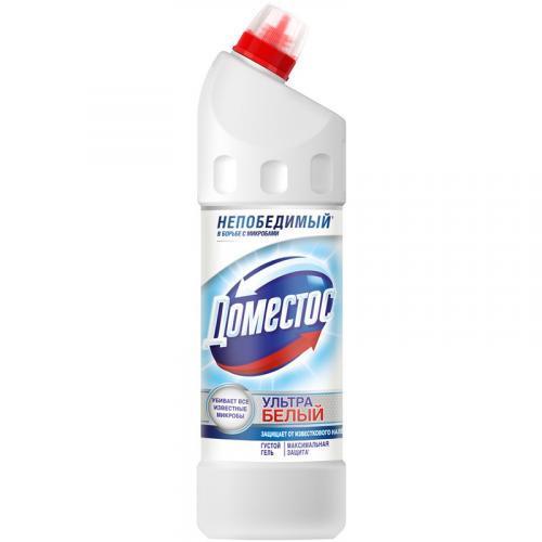 Средство чистящее Domestos Ультра белый для туалета и ванной, Unilever HPC, 1 л