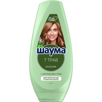 Бальзам Шаума 7 трав для нормальных и жирных волос, Лаб Индастриз, 300 мл