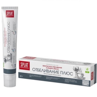 Паста зубная Splat Professional Отбеливание плюс, SPLAT, 80 г