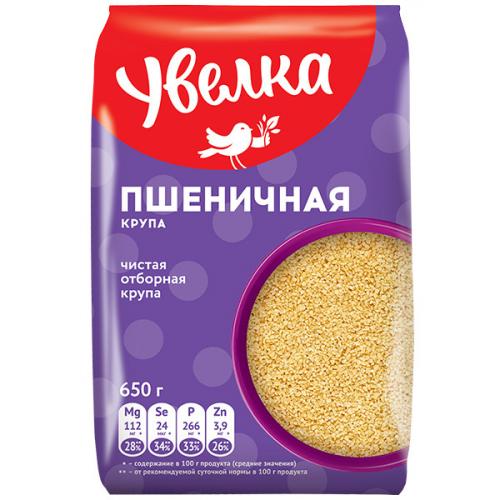 Крупа Увелка Пшеничная, Увелка, 650 г