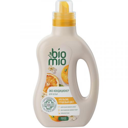 Кондиционер для белья BioMio Bio-Soft Апельсин-Грушевый цвет экологичный, SPLAT, 800 мл