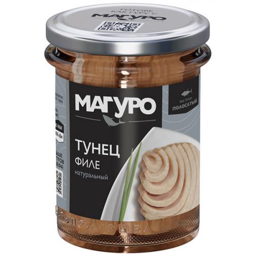 Тунец Магуро полосатый филе в натуральной заливке, Дальпромрыба, 200 г