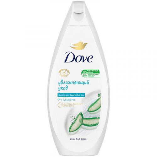Крем-гель для душа Дав с алоэ вера и березовым соком, Unilever HPC, 250 мл