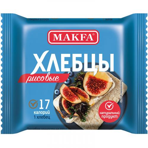 Хлебцы Makfa воздушные рисовые, Макфа, 60 г