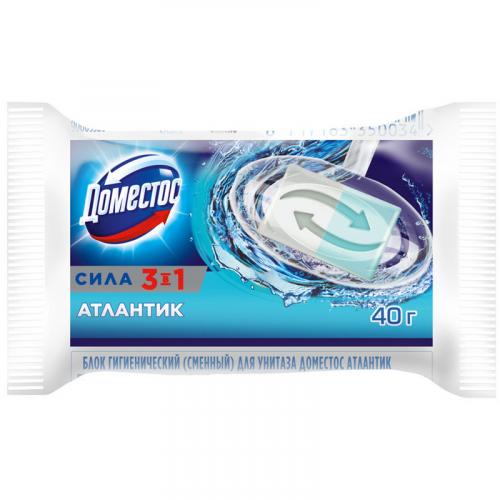 Блок Доместос Атлантик гигиенический сменный для унитаза, UNILEVER HPC, .