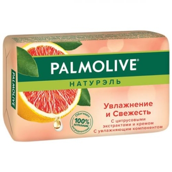 Мыло туалетное Palmolive Натурэль Увлажнение и свежесть, Colgate-Palmolive, 90 г